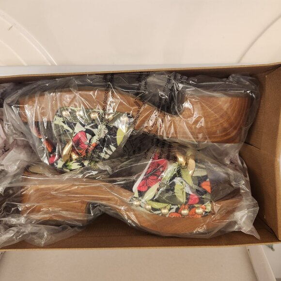 Jessica Simpson "Resima" Tropical Multi" Lily of Jungle Sandals. NIB. Size 6 - Picture 11 of 13